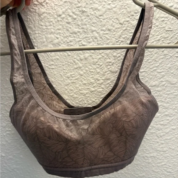 LULULEMON shadow mesh bra leaf lunar rock misty shell size XS - Picture 2 of 4